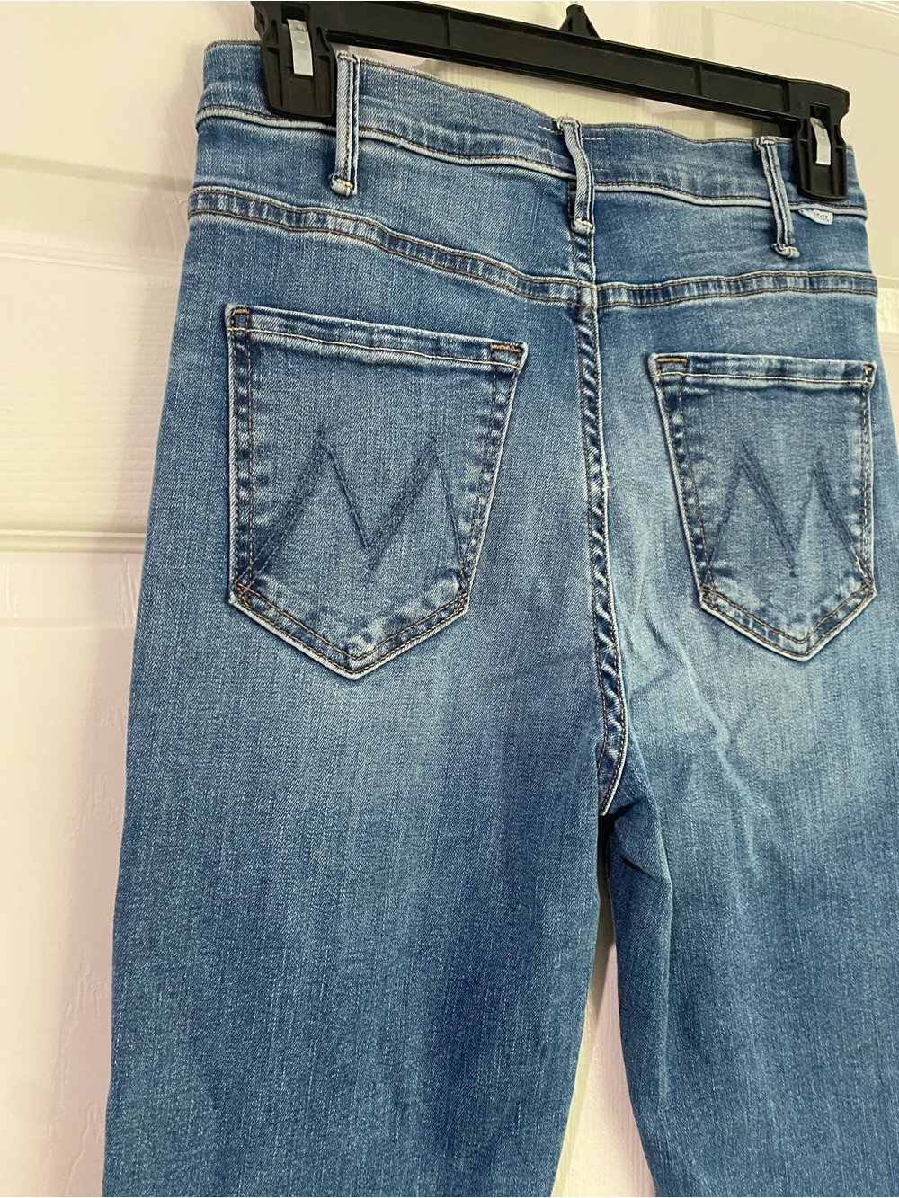Mother The Hustler Ankle Fray Jeans In Healing Jar Wash High Rise Size 26 - Picture 9 of 15